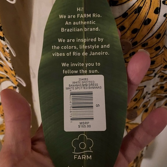 FARM Rio Spotted Bananas Dress NWT - Picture 9 of 10